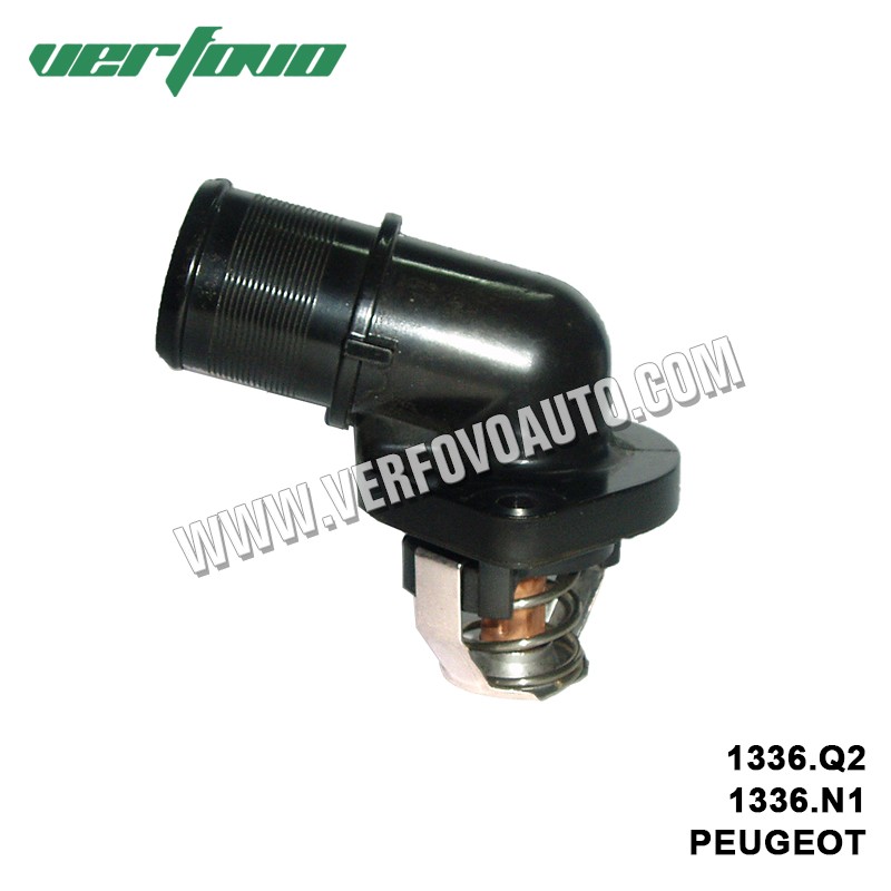 Auto thermostat with housing for peugeot